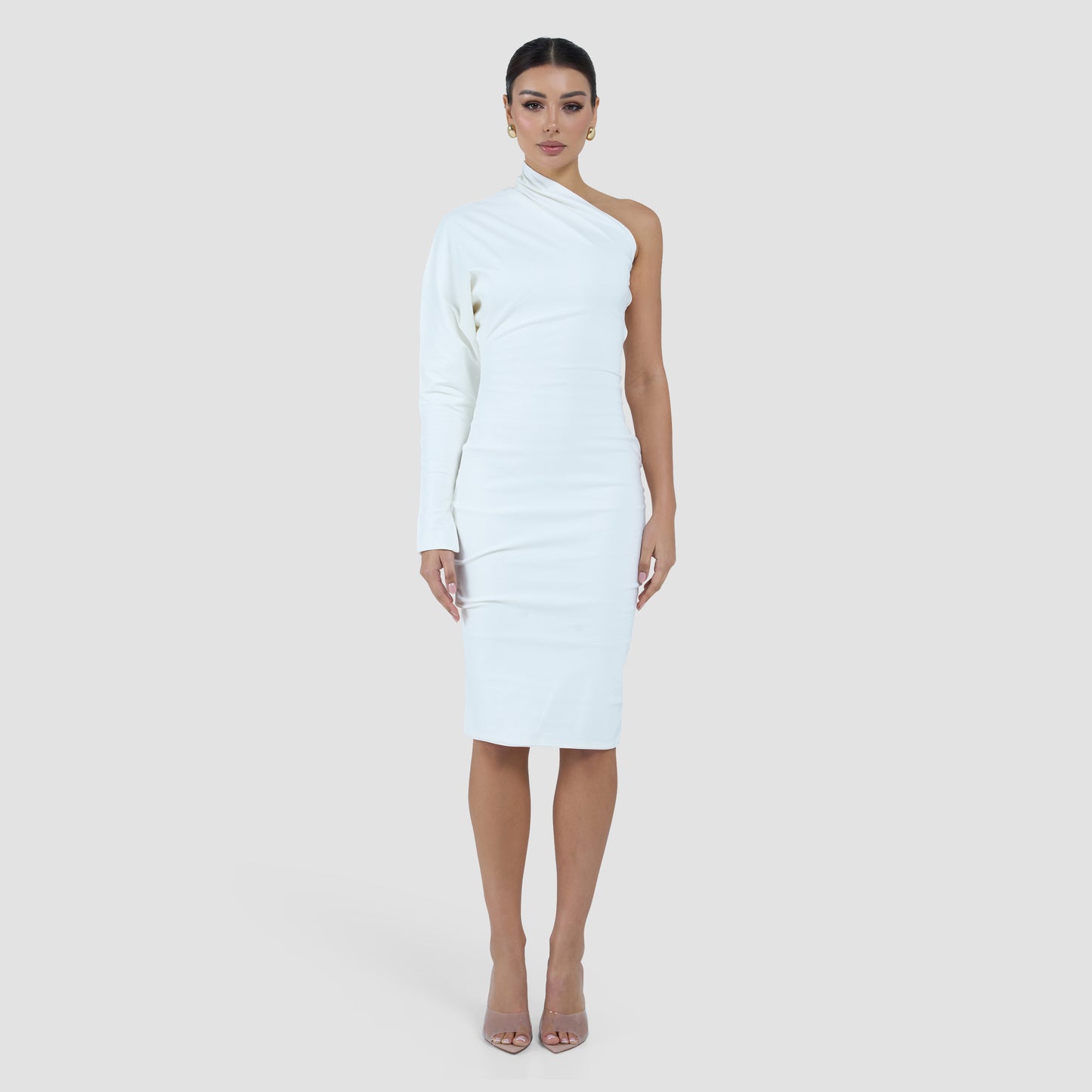 MAYA DRESS MIDI - IVORY