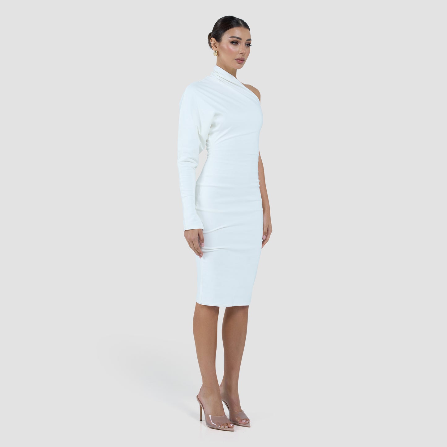 MAYA DRESS MIDI - IVORY