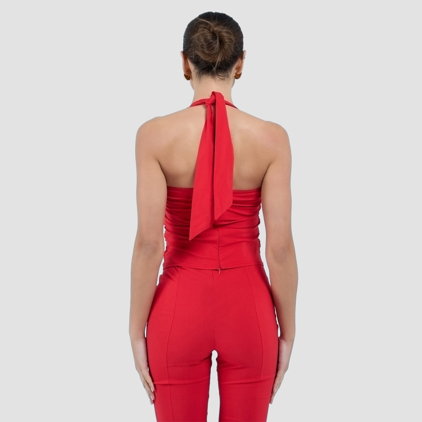 CHIARA CAPRI PANTS - SCARLETT