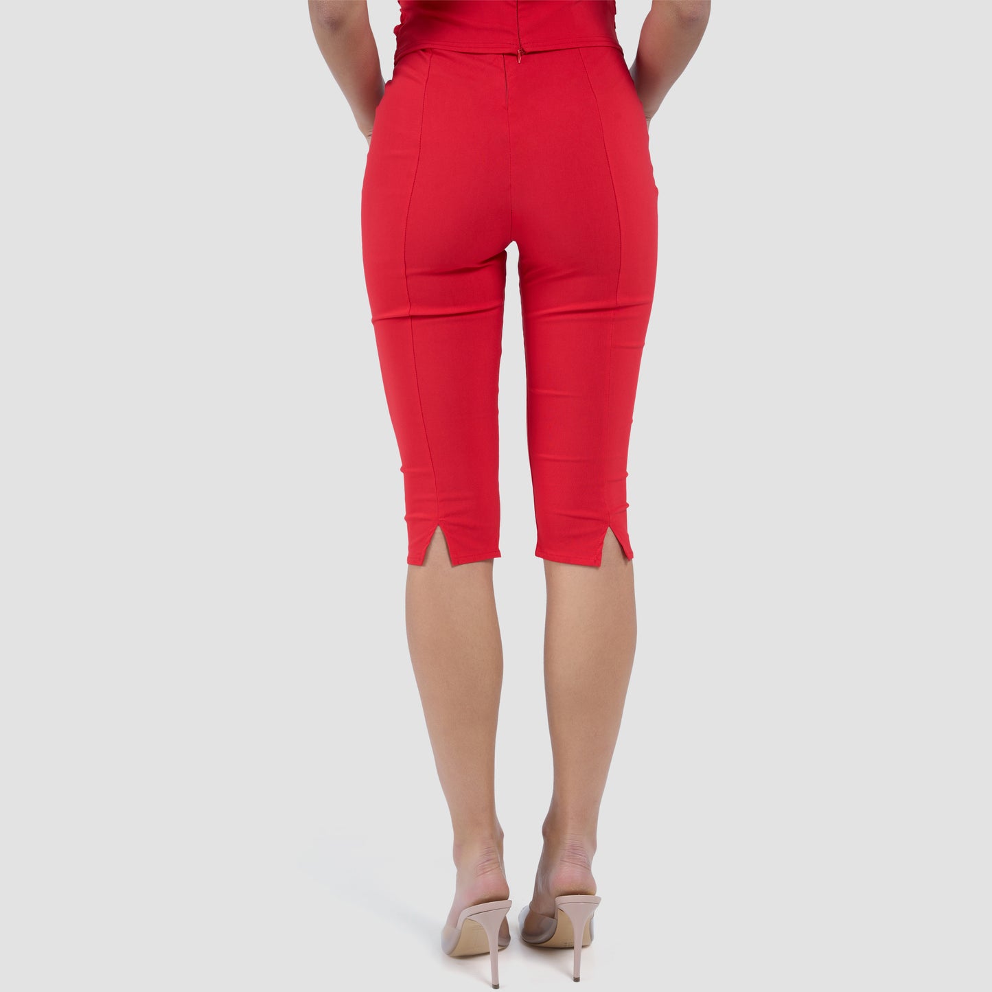 CHIARA CAPRI PANTS - SCARLETT