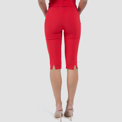 CHIARA CAPRI PANTS - SCARLETT